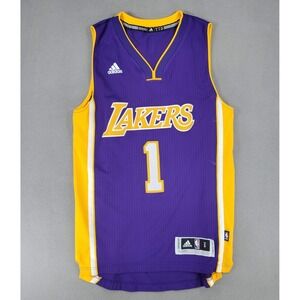 Vintage Adidas NBA LA Lakers D'Angelo Russell #1 Swingman Jersey Adult Size S